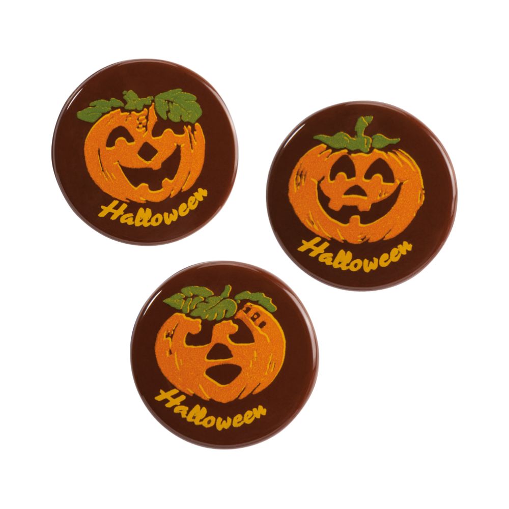 Chokladdekor, halloween, d: 30 mm (160 st)