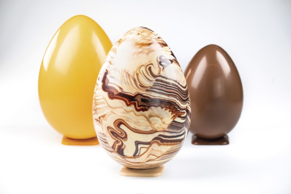 Gjutform för choklad, ägg, d: 120 mm, h: 175 mm, 1 st/form