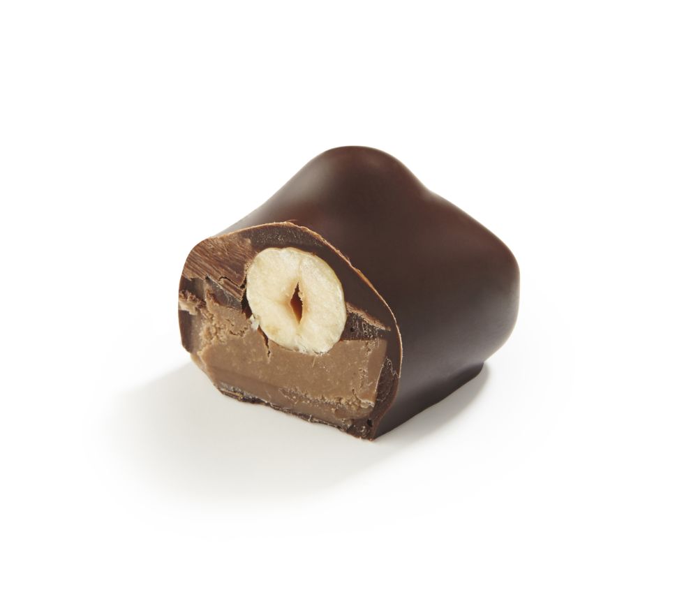 Pralin, Trio, 3 hela hasselnötter, 1000 g (ca 53 st)