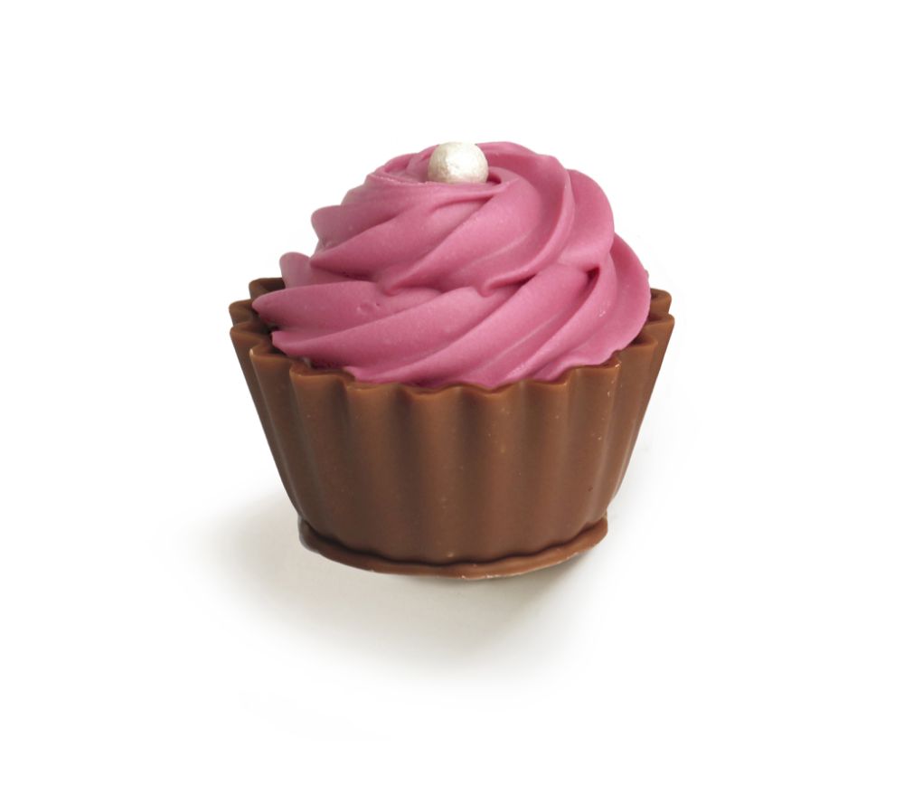 Pralin, Cupcake, Hallon, 1670 g (ca 86 st)