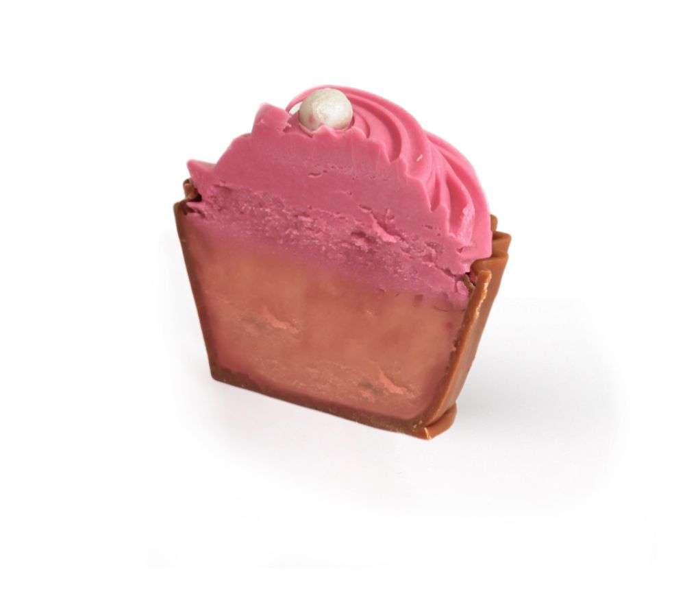 Pralin, Cupcake, Hallon, 1670 g (ca 86 st)