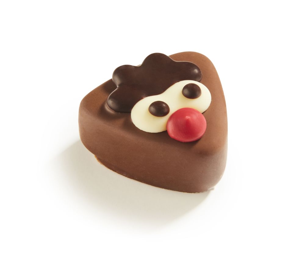 Pralin, Rudolph, vit chokladcreme med vanilj, 1000 g (ca 64 st)