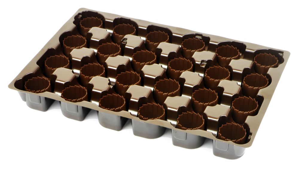 Dessertskal, Cuvettes, mörk choklad, 4 g (72 st)