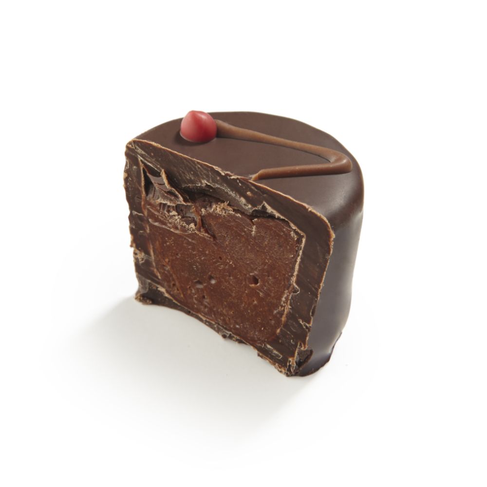 Pralin, Cerise, körsbärsganache, 1000 g (ca 48 st)