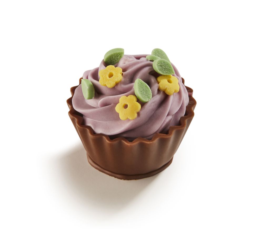 Pralin, Cupcake, Crocus, skogsbärssmak, 1650 g (ca 83 st)
