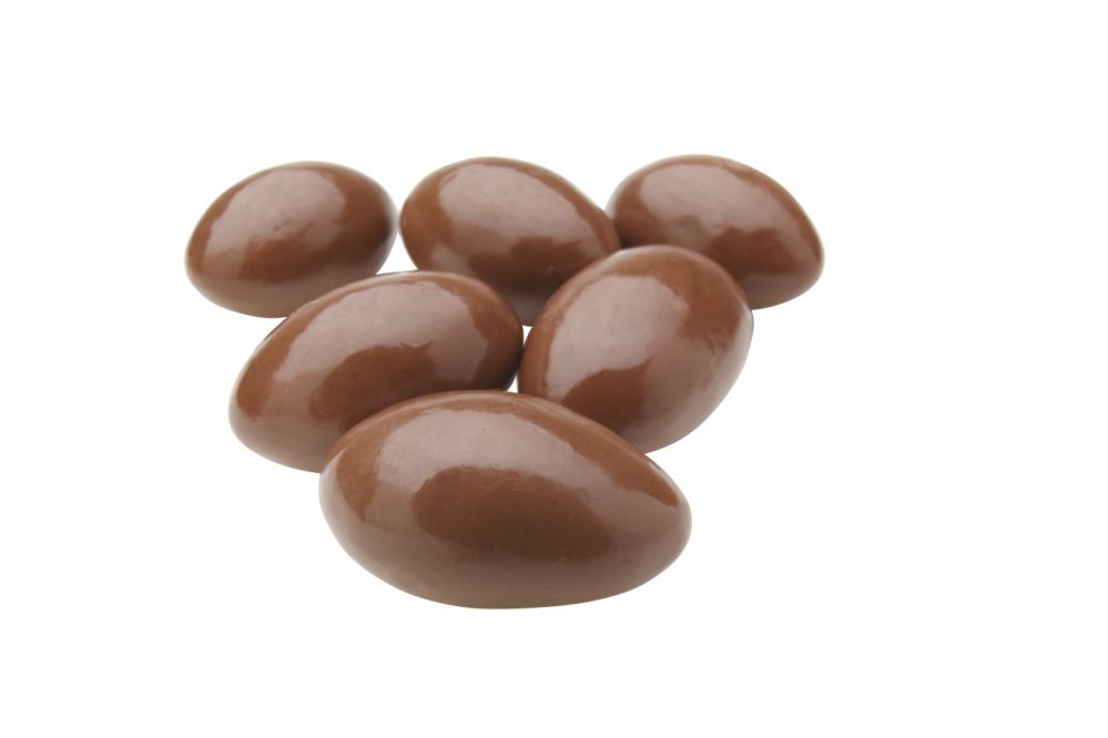 Chokladdragerade mandlar, mjölkchoklad (3,8 kg)
