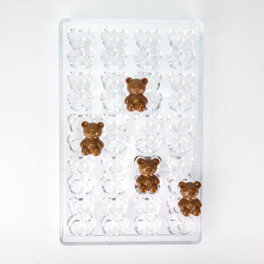 Pralinform, teddybjörnen Bobo, 10,5 g, 20 st/form