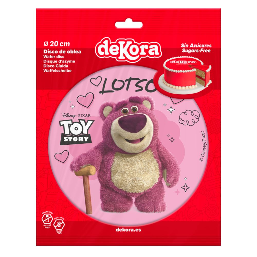 Oblat, Toy Story, Lotso, d: 200 mm (6 st)