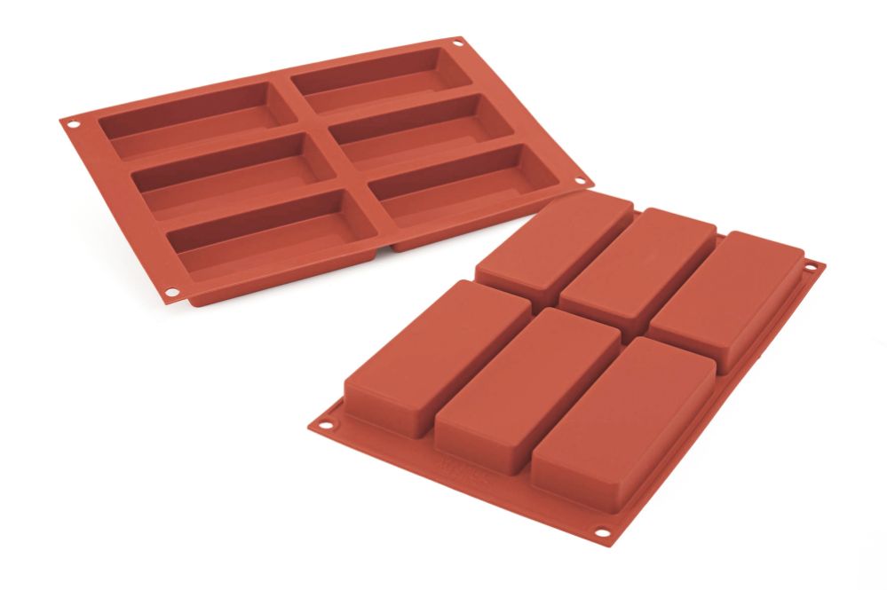 Bakformar i silikon, Financiers, 6 x 110 ml