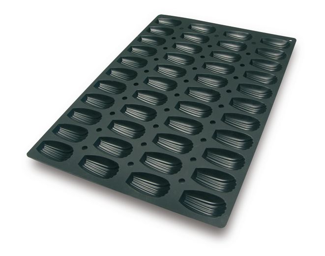 Bakform i silikon, 400 × 600 mm – Madeleine, 44 x 32 ml