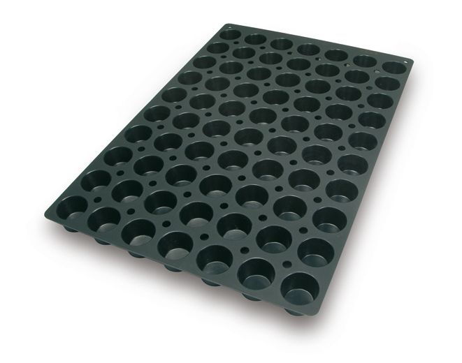 Bakformar i silikon, 400 × 600 mm – Muffin Mini, 70 x 40 ml