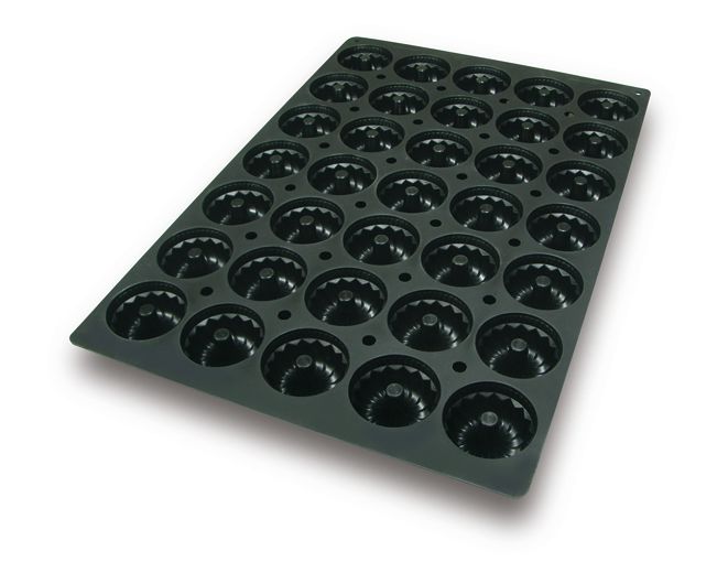 Bakformar i silikon, 400 × 600 mm – Gugelhupf, 35 x 90 ml