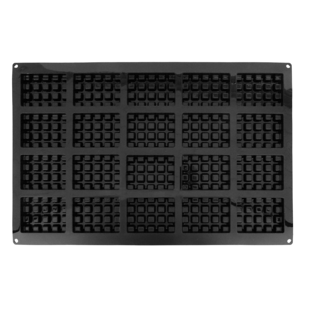 Bakformar i silikon, 400 × 600 mm – Våffla, 20 x 113 ml