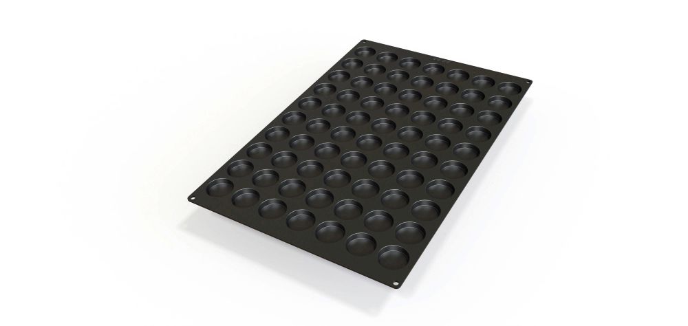 Bakformar i silikon, 400 × 600 mm – Florentiner Mini, 70 x 15 ml