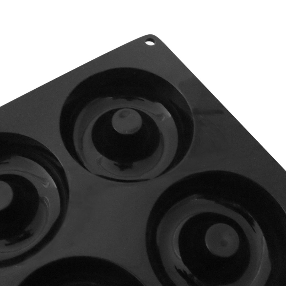 Bakform i silikon, 400 × 600 mm – Donuts, 24 x 133 ml