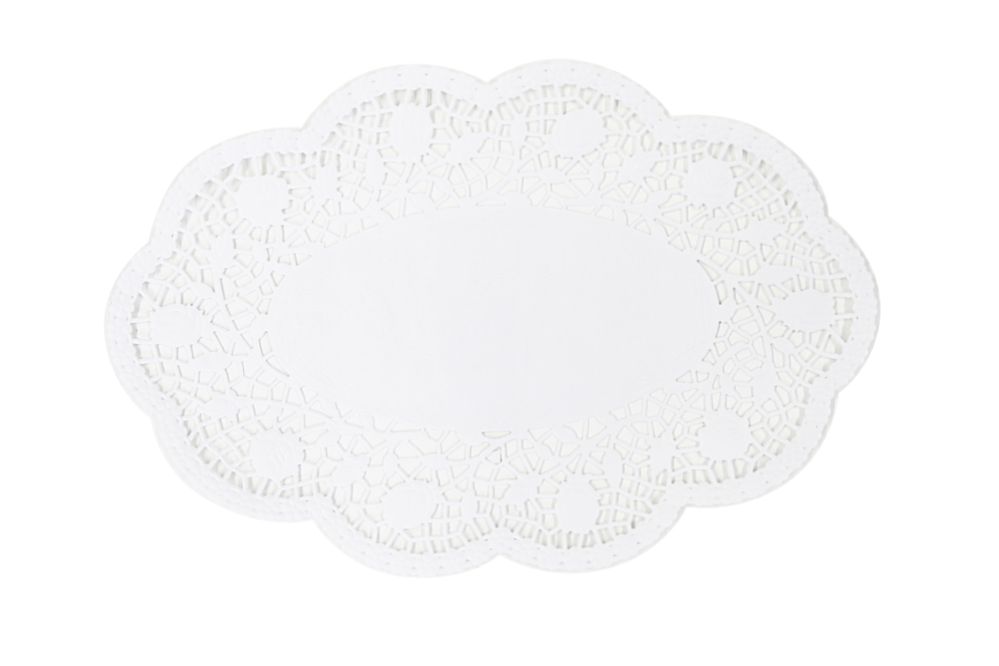 Tårtpapper, ovala, 320 x 450 mm, 100 st