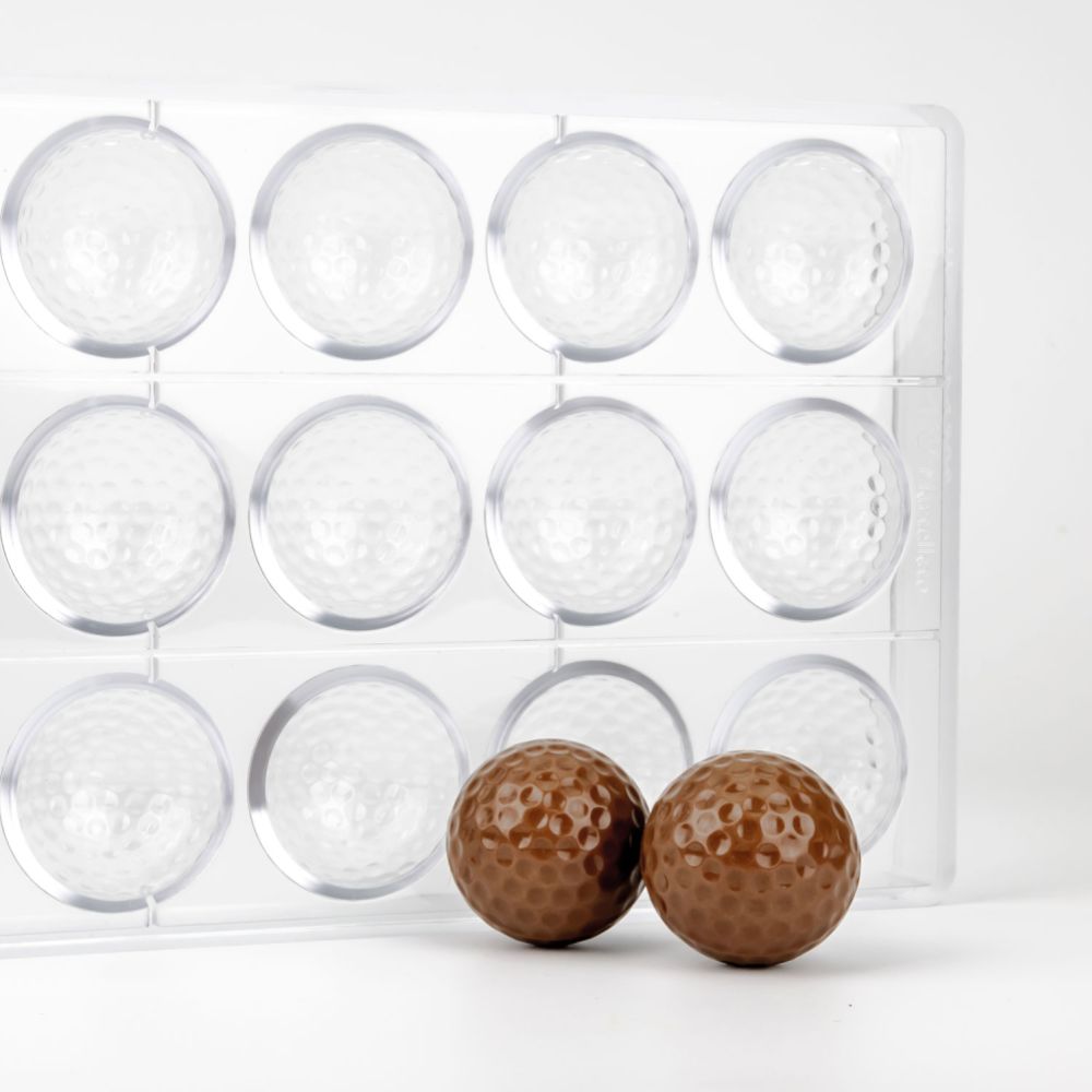 Pralinform, golfboll, 22 g, 15 st/form