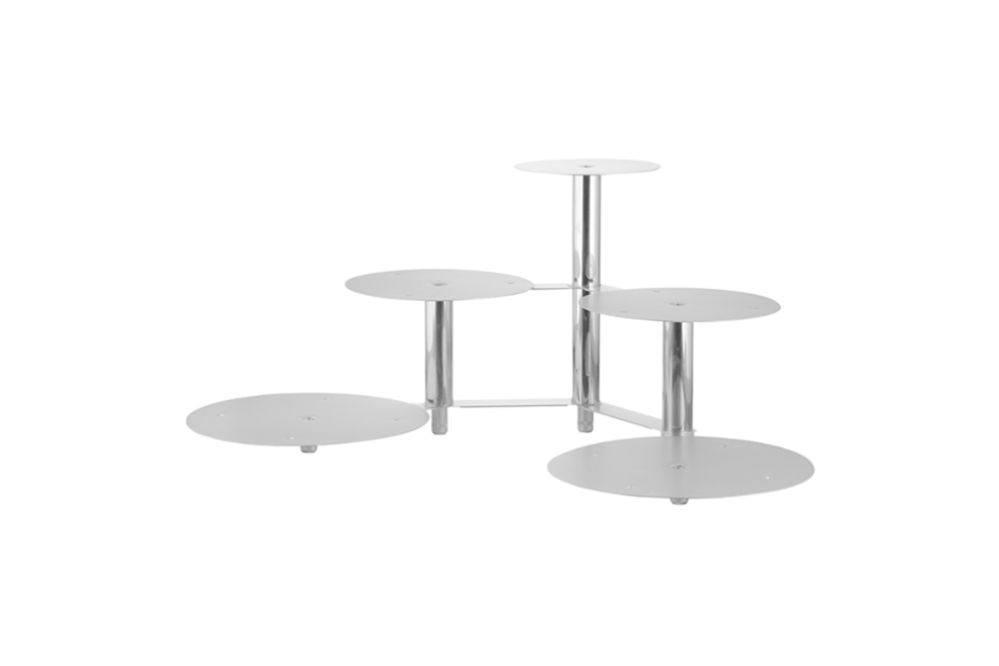 Tårtfat / silver, 5 våningar