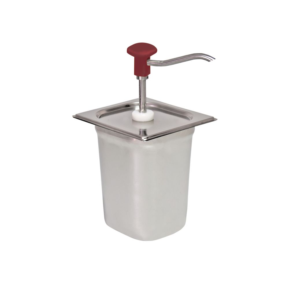 Pumpdispenser med GN-behållare, 3 l - 178 x 166 x 323 mm