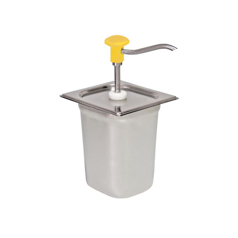 Pumpdispenser med GN-behållare, 3 l - 178 x 166 x 323 mm