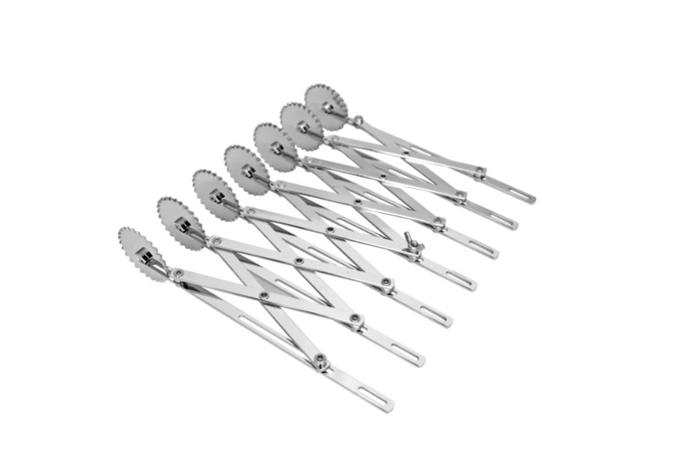 Expanderbara degskärare, 7 tandade hjul