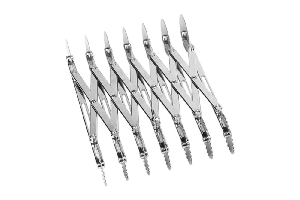 Expanderbara degskärare, 7 tandade och släta hjul