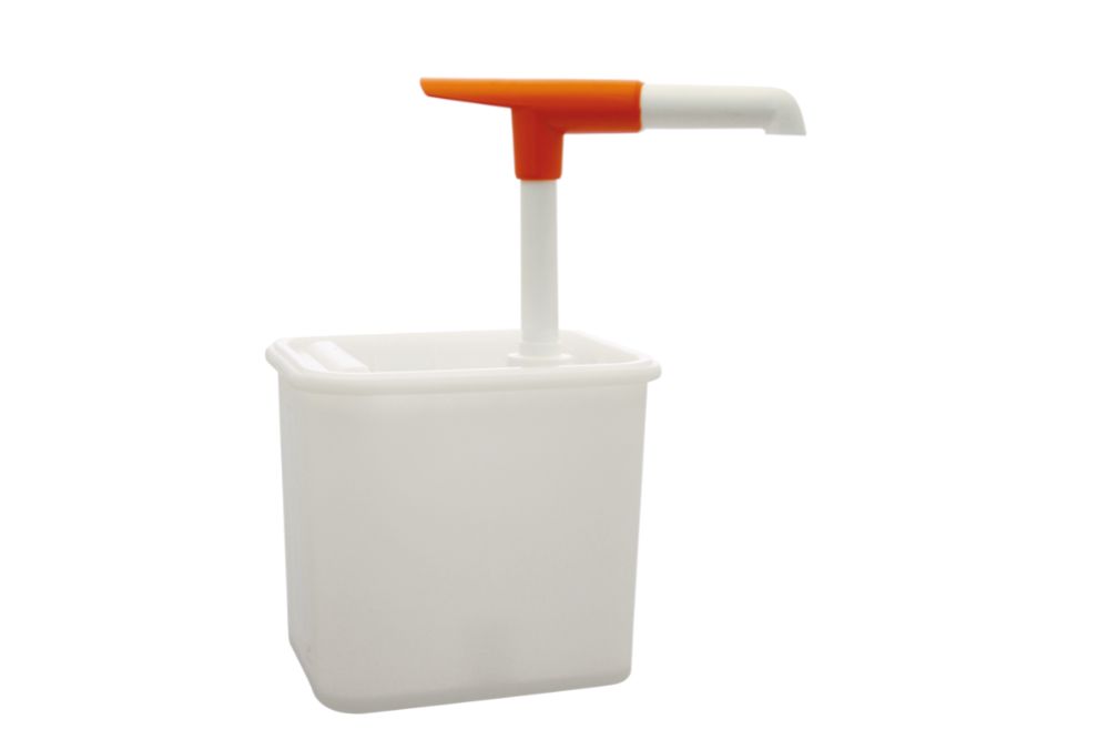 Pumpdispenser med plastlock, 2,0 l
