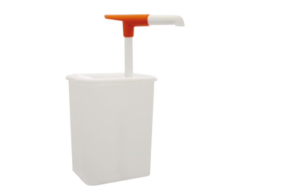 Pumpdispenser med plastlock, 3,0 l