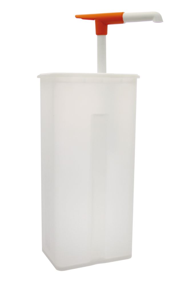 Pumpdispenser med plastlock, 5,0 l