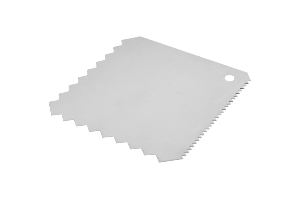 Skrapa i rostfritt stål, fyrkantig, 100 x 100 mm