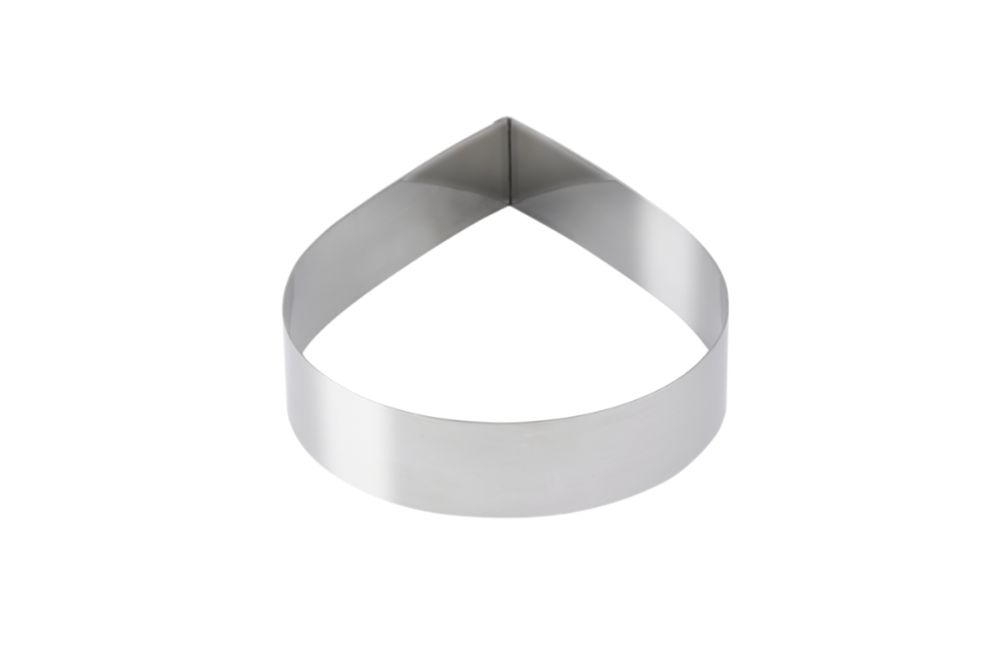 Dessert-/tartform, droppformad, 160 x 50 mm