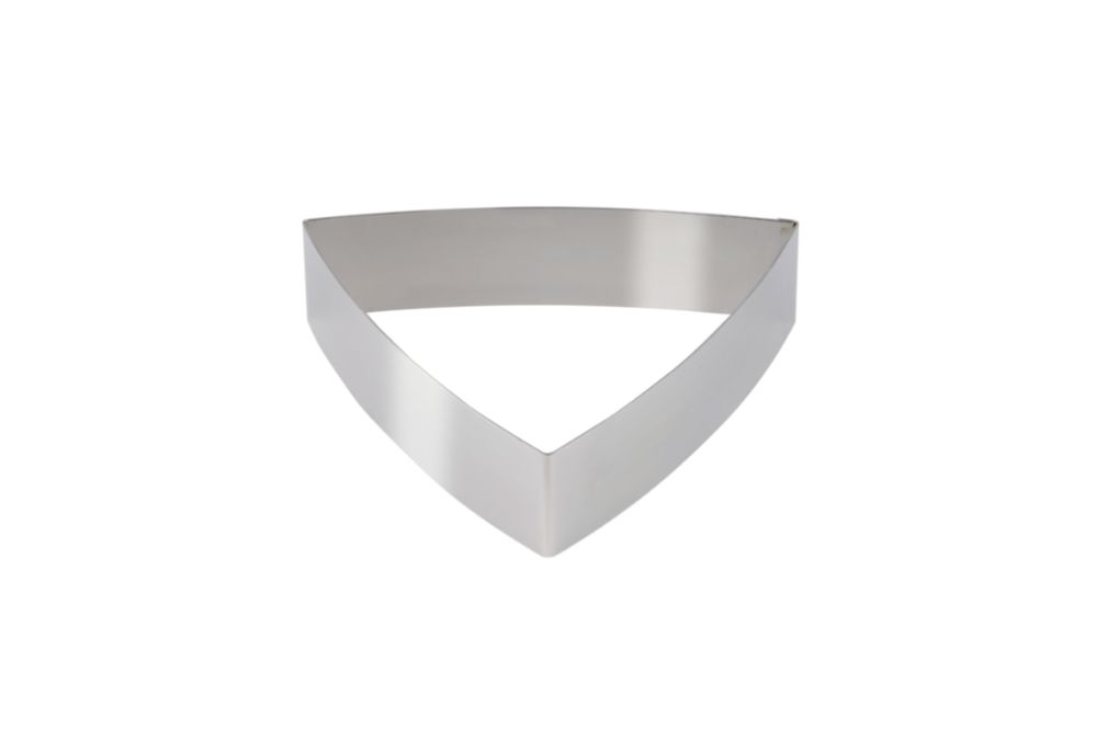 Dessert-/tartform, triangulär, välvd, 180 x 50 mm