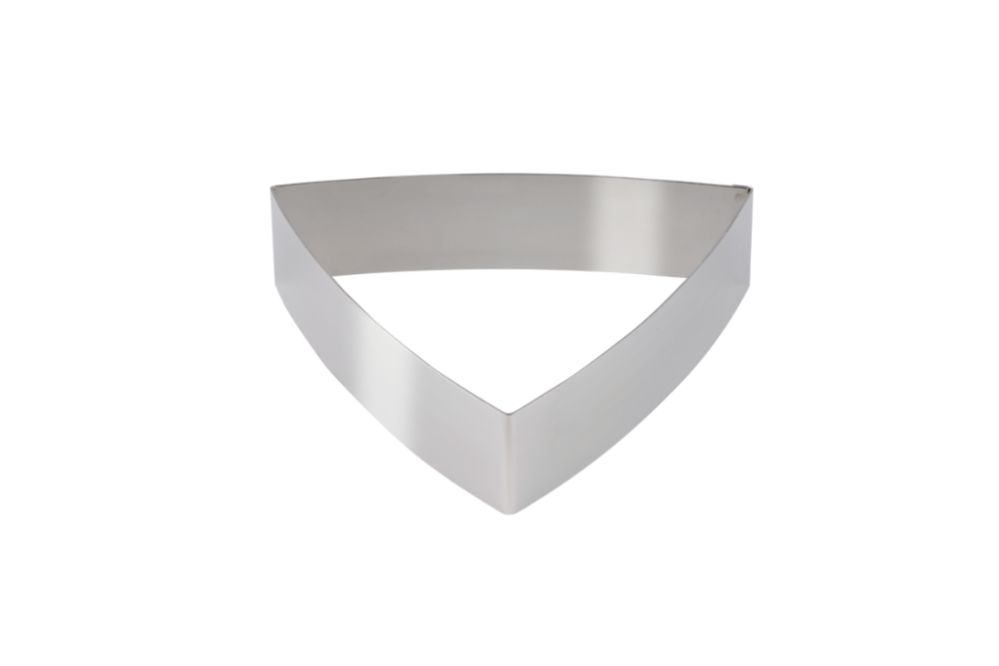 Dessert-/tartform, triangulär, välvd, 200 x 50 mm