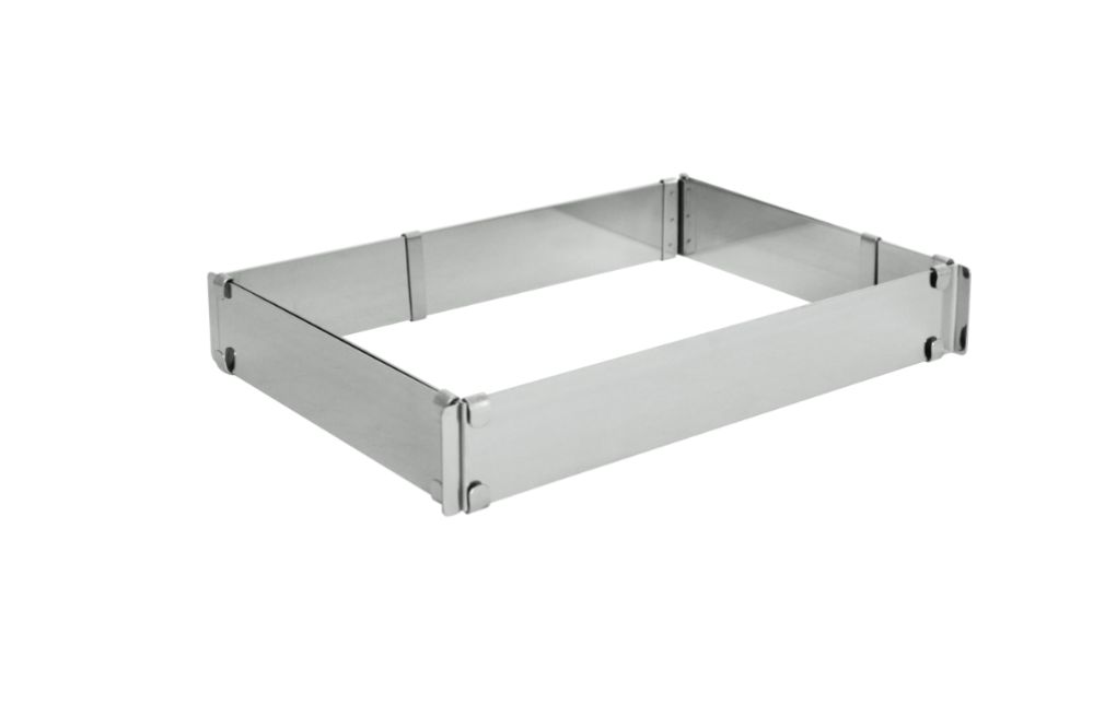 Tårtform, rektangulär, justerbar, 216 x 310 - 405 x 605 mm