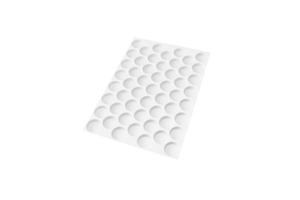 Utskärningsplåt nr. 3, rund, slät, 580 x 390 mm