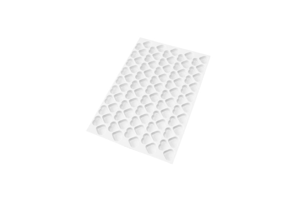 Utskärningsplåt nr. 6, hjärta, 580 x 390 mm