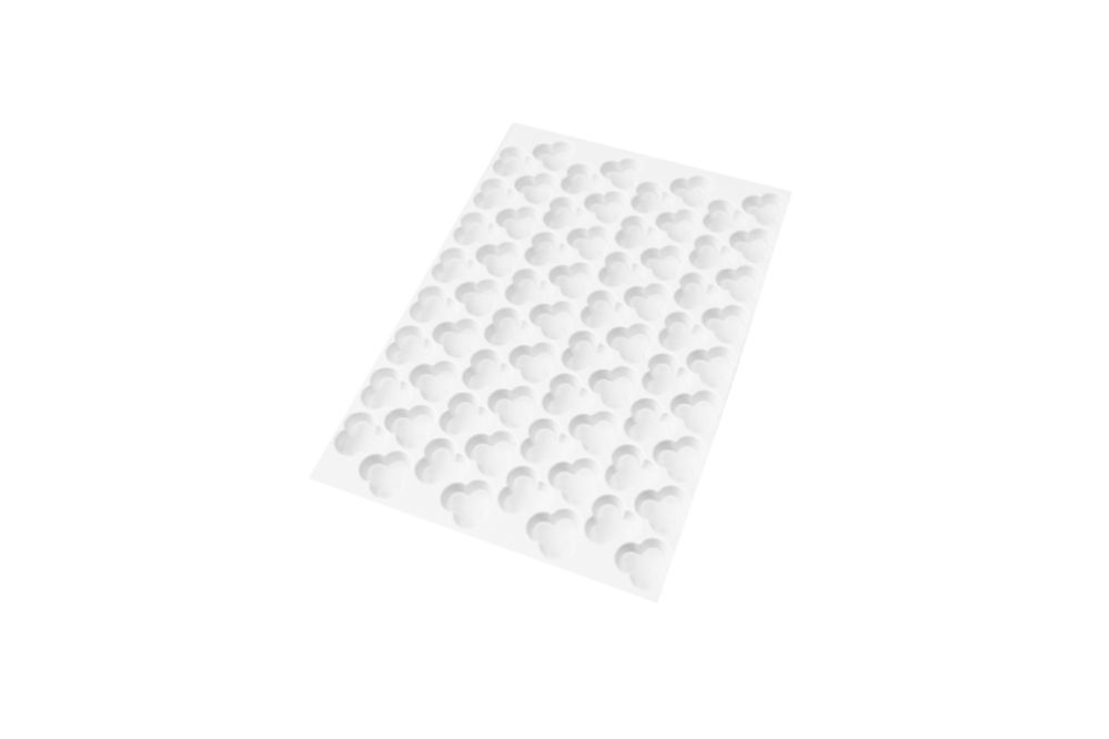 Utskärningsplåt nr. 8, trefaldigt blad, 580 x 390 mm