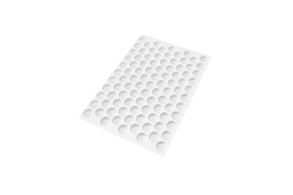 Utskärningsplåt nr. 3A, rund, slät, 580 x 390 mm