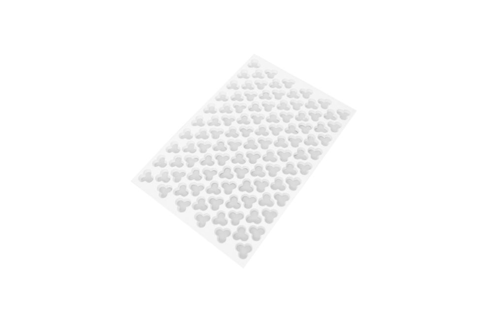 Utskärningsplåt nr. 8A, trefaldigt blad, 580 x 390 mm