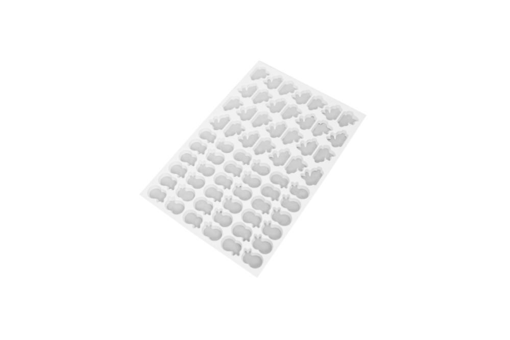 Utskärningsplåt nr. 13, kyckling / kanin, 580 x 390 mm