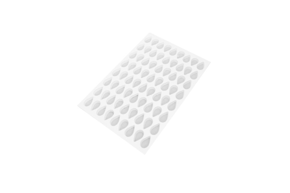 Utskärningsplåt nr. 10A, droppe, 580 x 390 mm