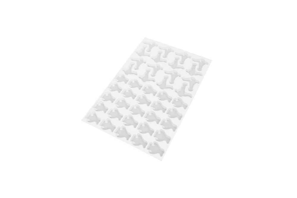 Utskärningsplåt nr. 18, säl / pingvin, 580 x 390 mm