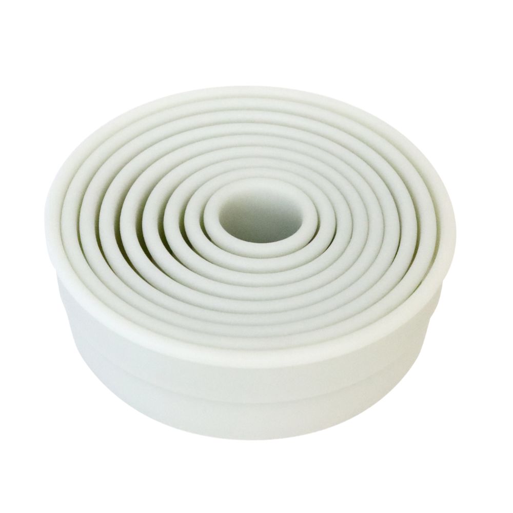 Set med utstickare, 9 delar, rund, slät, 1 set