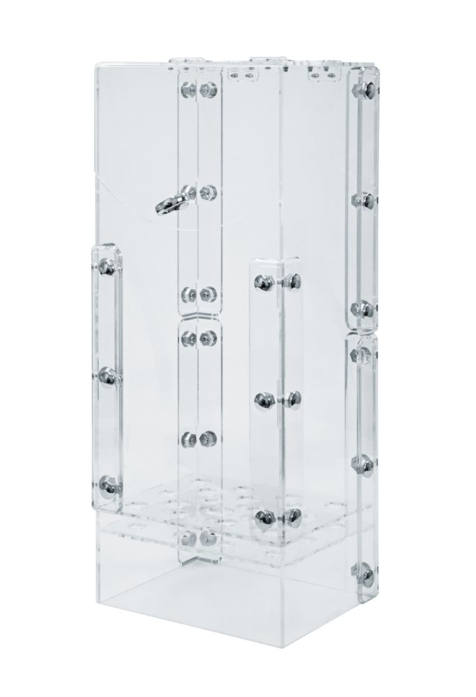 Glassstrutshållare ”Silo”, 245 x 185 x 550 mm