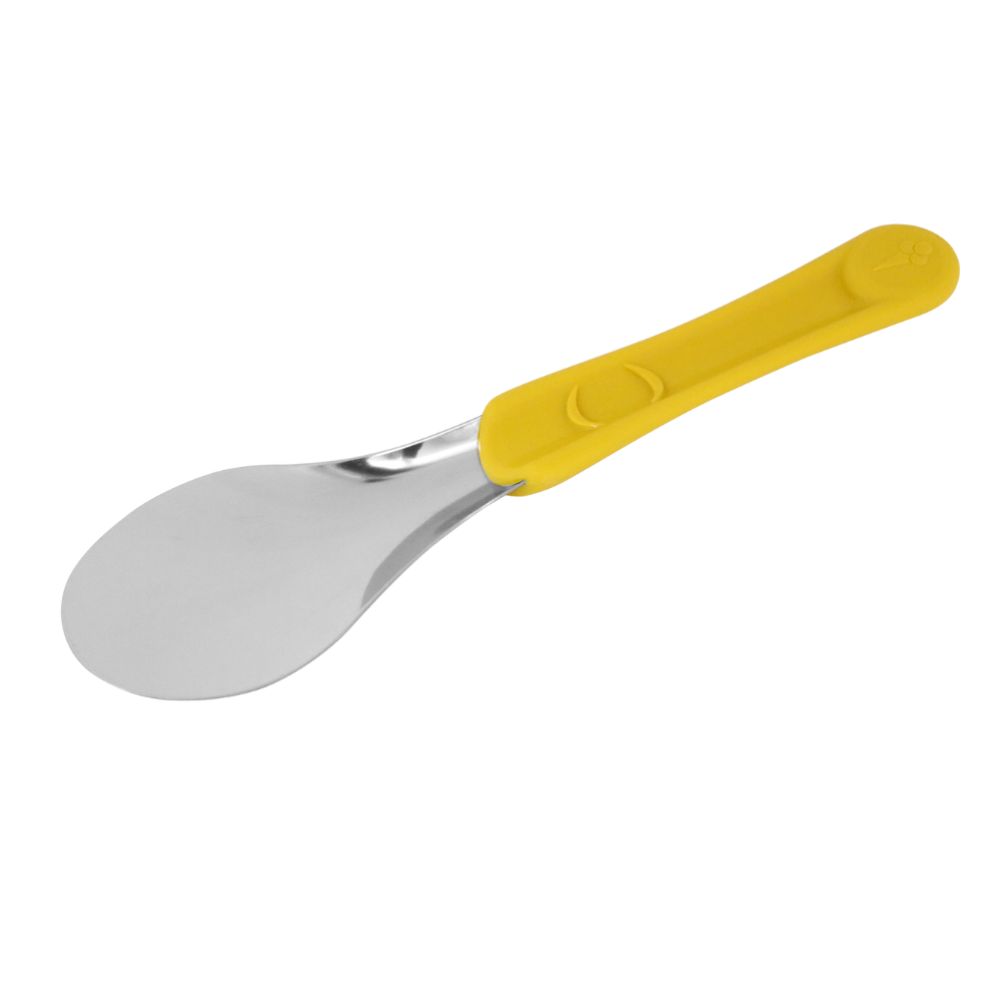 Glasspatel – gult handtag, 260 mm