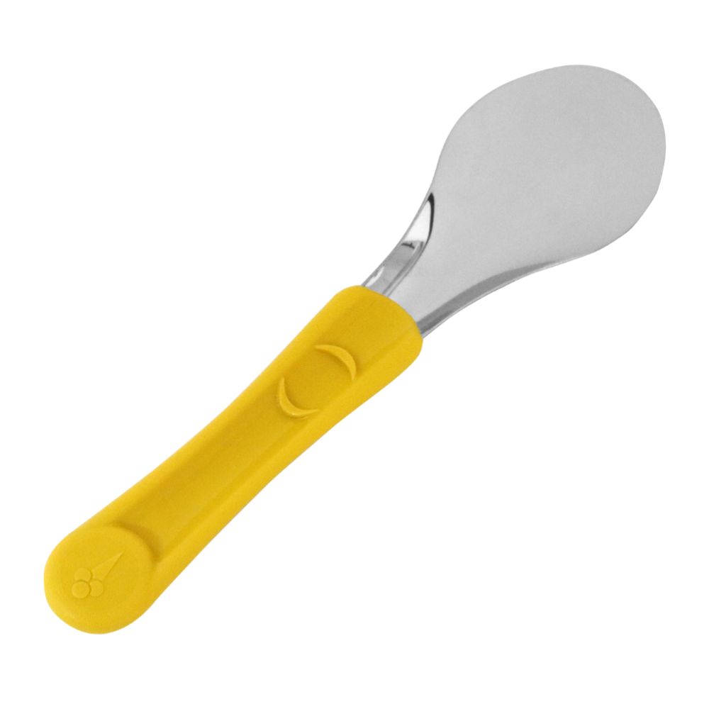 Glasspatel – gult handtag, 260 mm