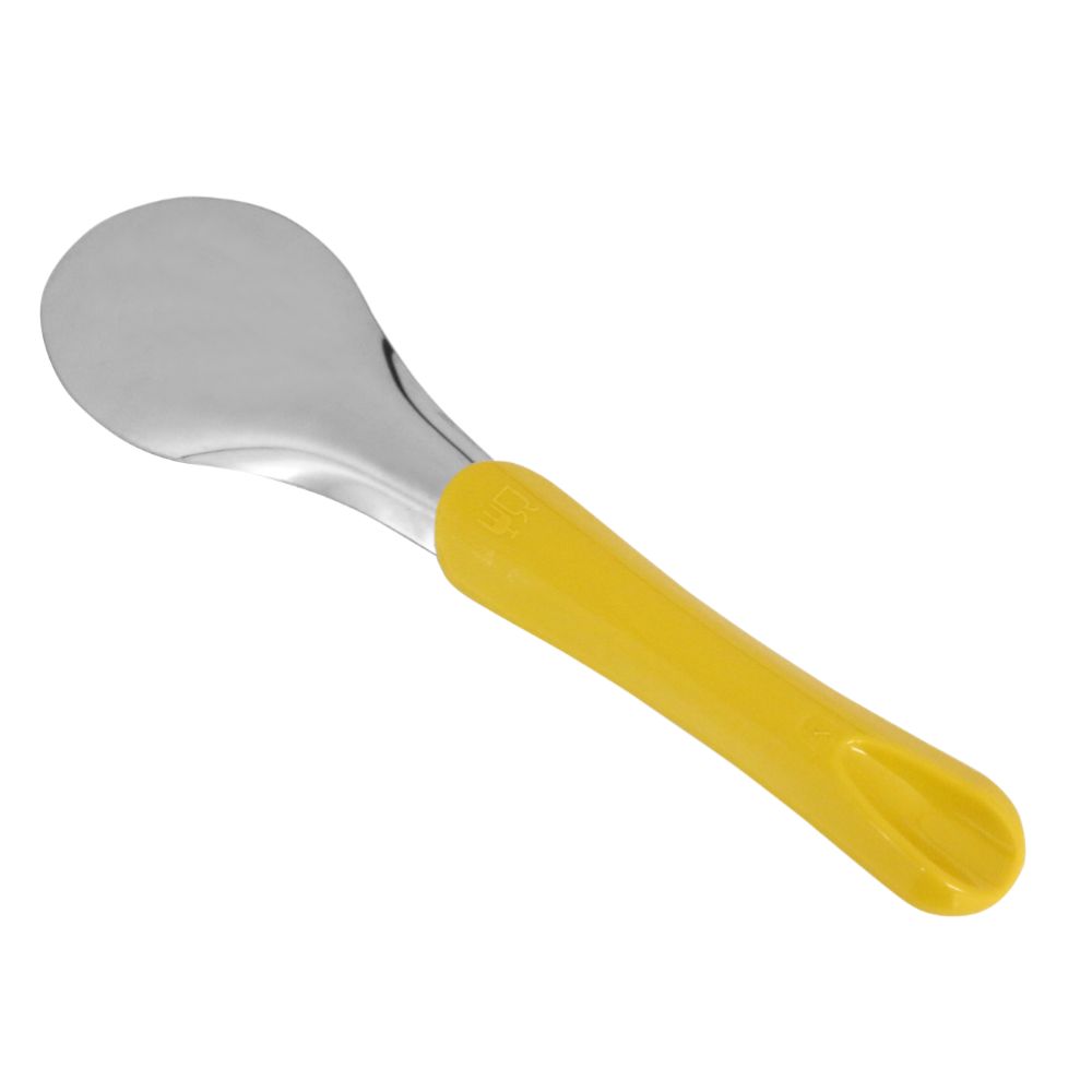 Glasspatel – gult handtag, 260 mm