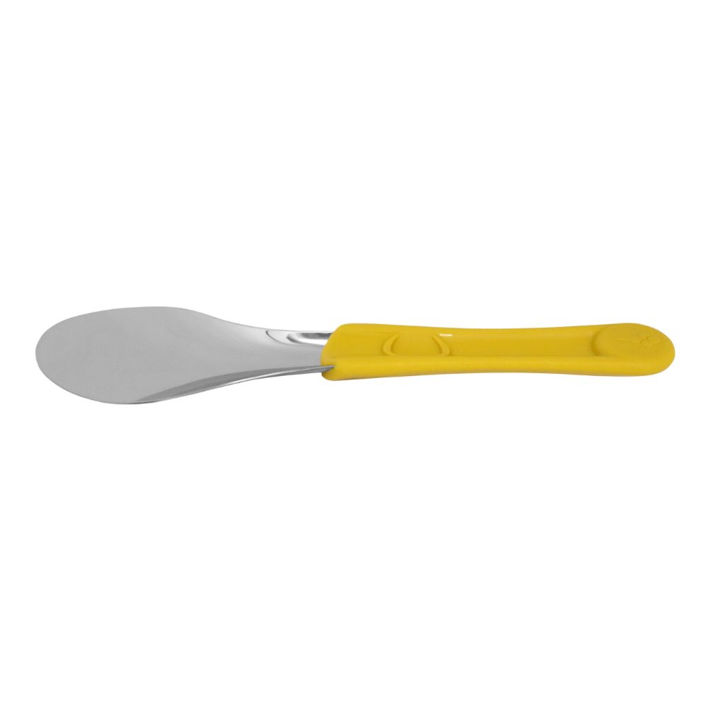Glasspatel – gult handtag, 260 mm