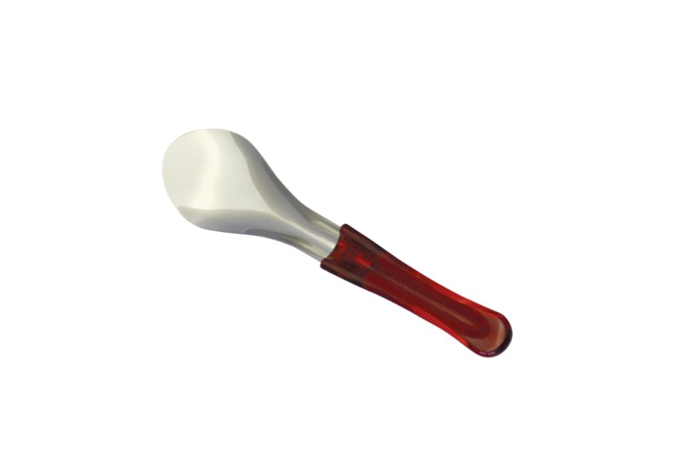 Glasspatel transparent röd, 260 mm