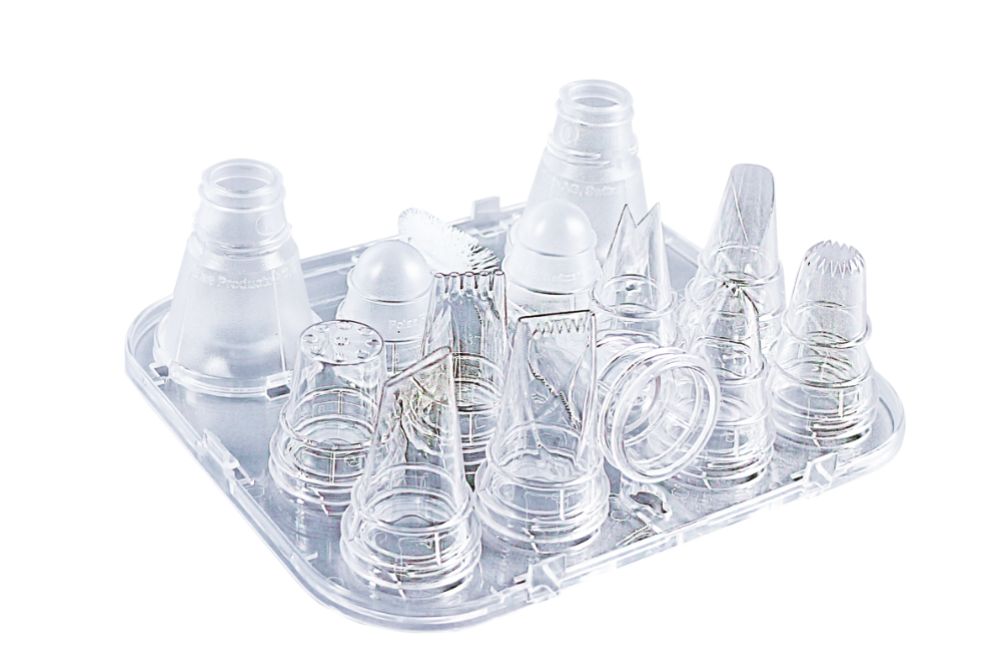 Utbytbara spritstyllar “Multi-Deko”, 8 Dekortüllen, 1 Berliner Tülle, 1 set